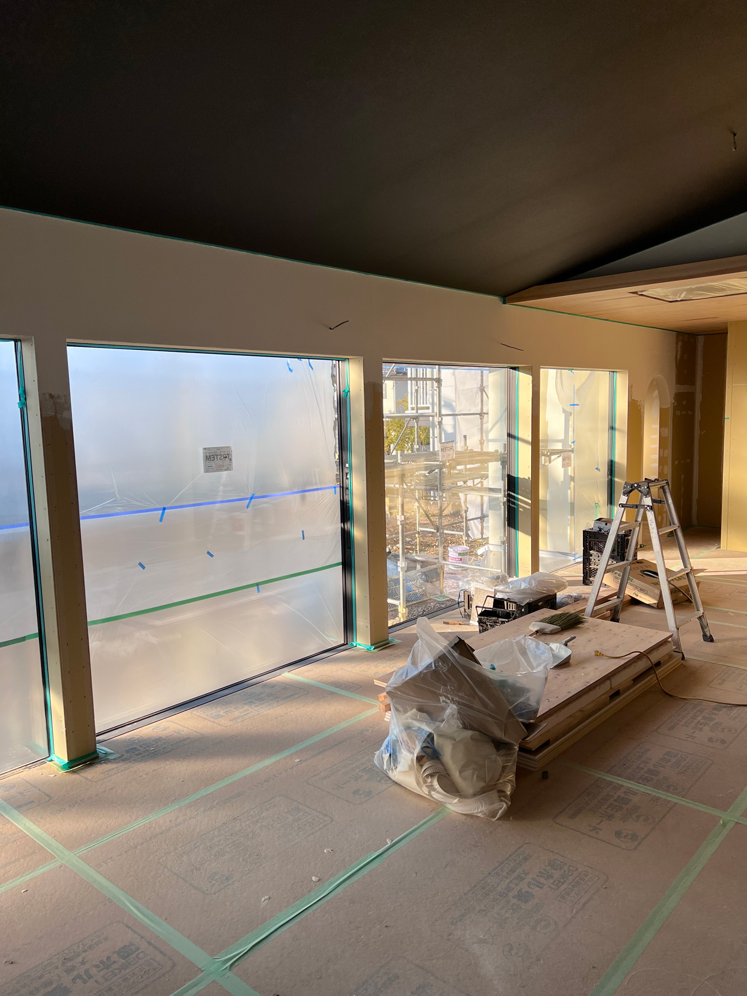 【高知市】平屋の新築現場の進捗（その２）