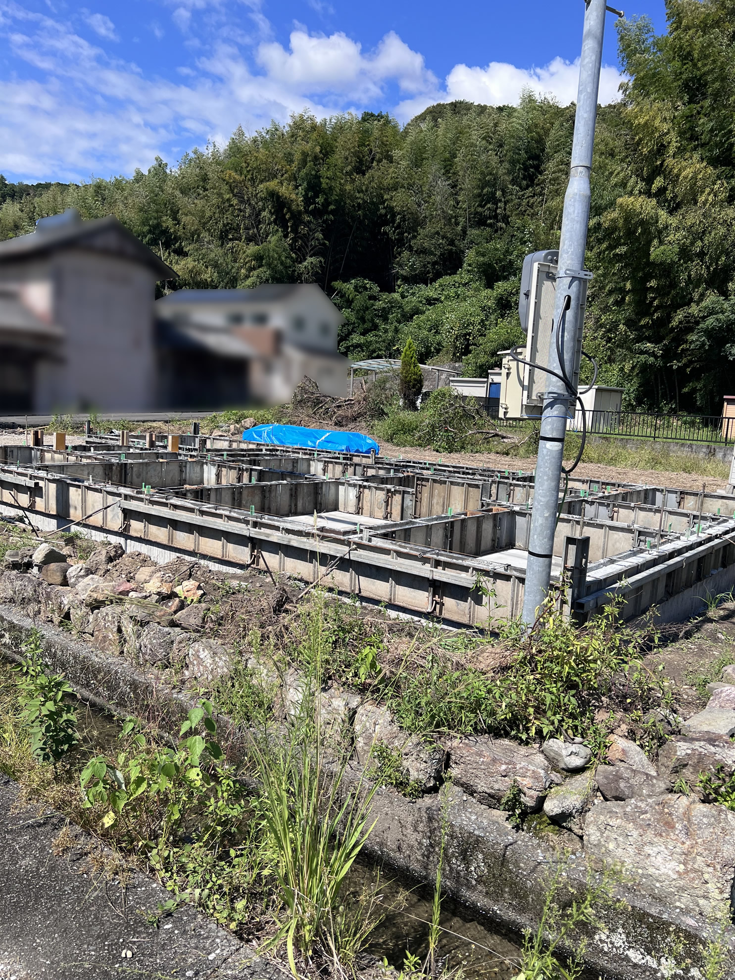 【南国市】新築現場の基礎工事